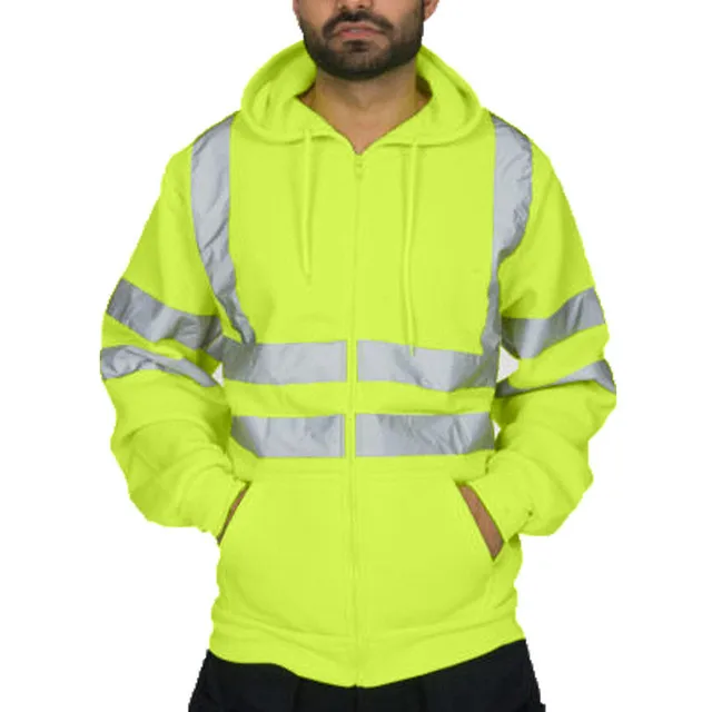 Hi Vis Reflective Pullover Hoodie