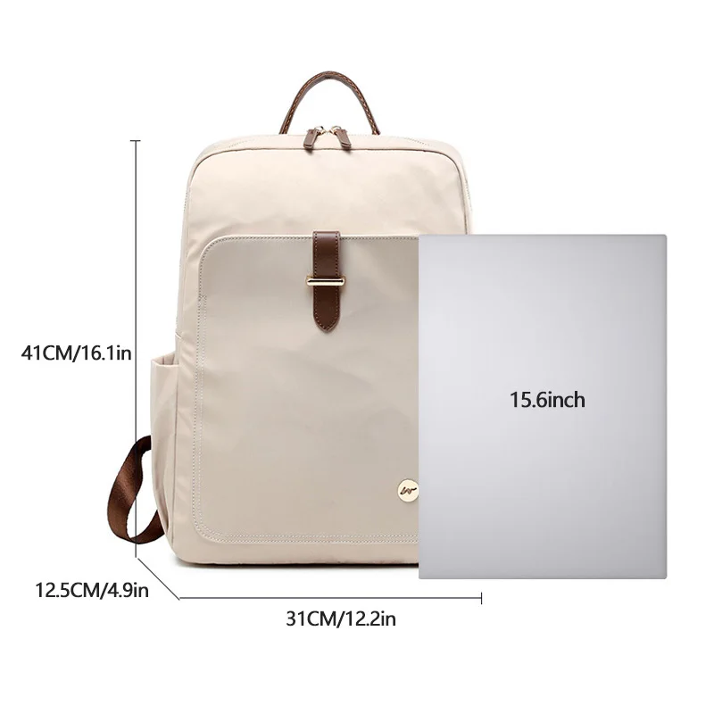 14 15.6inch laptop backpack anti-fall shockproof portable suitable women backpack simple fashion travel backpack 2