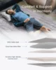 Japanese Floor Mattress Futon Mattress Twin Size, Thicken Roll Up Tatami Mat w/ 100% Cotton Washable Cover, Portable 3
