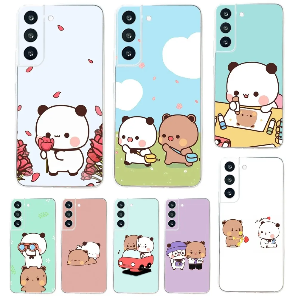 Custodia Per Telefono Cartoon Bear Bubu Dudu Per Samsung Galaxy A71,70,52,51,40,31,A50,30S,21S, Note20Cover Ultra Trasparente