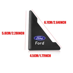 Car Door Corner Cover Bumper Crash Scratch Protector - Set of 2/4 Pieces - 4pcs (For Black)