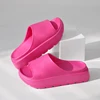 Thick Bottom Cloud Slippers Women 2024 Summer Casual Chunky Platform Sandals Woman Soft EVA Non-slip Beach Shoes Slides Female 1