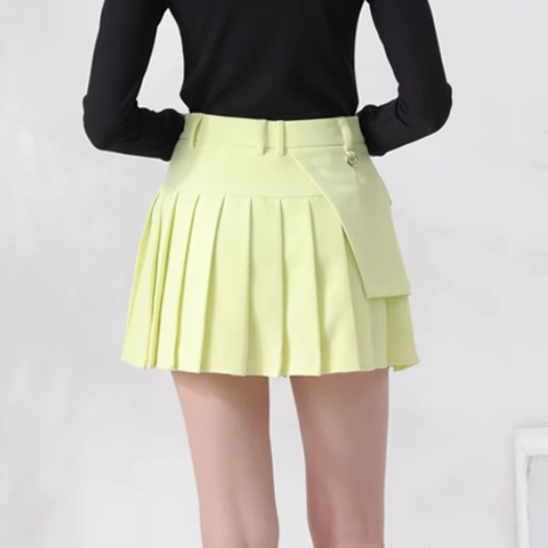 Golfist new sports golf pleated skirt pants woman high-waist fashion breathable skort with pocket tennis golf clothing