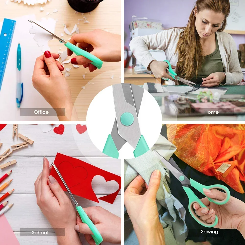 Sewing scissors Tailor scissors Sewing supplies DIY Fabric Clothing Tailor's Scissors Sewing Tool 6 Color Professional Sewing Scissors Stainless Steel for Needlework