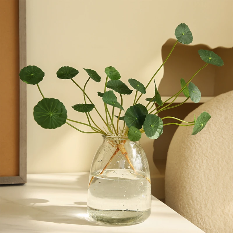 41 cm kleine Lotusblatt künstliche Blume Geldblatt Heimtextilien Hotel Wohnzimmer Schlafzimmer kreative Ornament einfache Dekoration