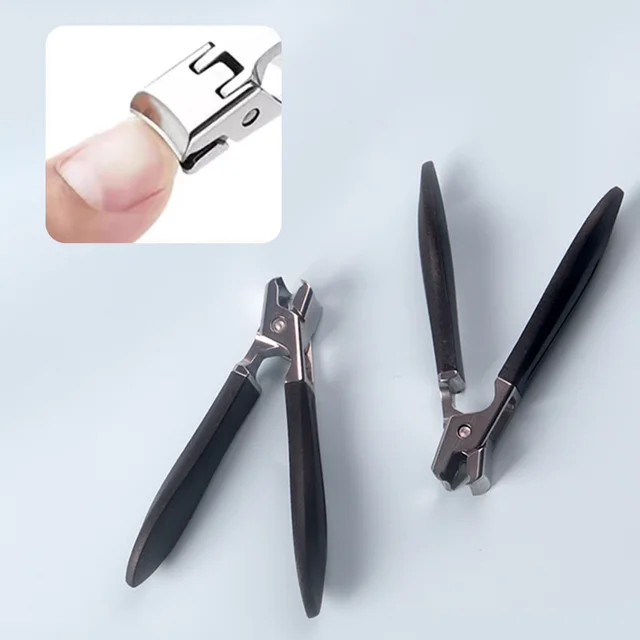 TSZS 1PCS Nuovo Tagliaunghie per unghie dei piedi in acciaio inossidabile con copertura antispruzzo Trimmer affilato Pedicure Care professionale 3