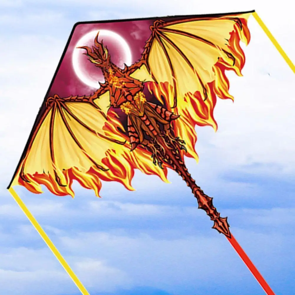 

New Hard-winged Kite High Quality Fire Dragon Ice Dragon Kite Sports Beach Kites Outdoor Toys Kitesurf Accessory