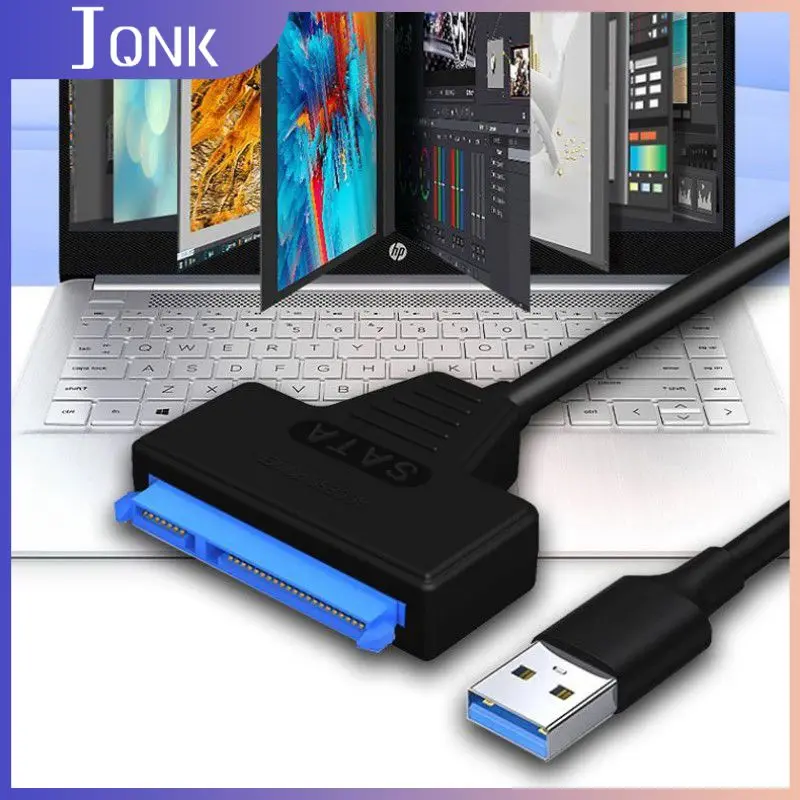 10 Styles SATA To USB 3.0 Adapters Dual USB3.0 PC Hardware Cables With External Power Supply Port For 2.5/3.5 HDD PC Adapters