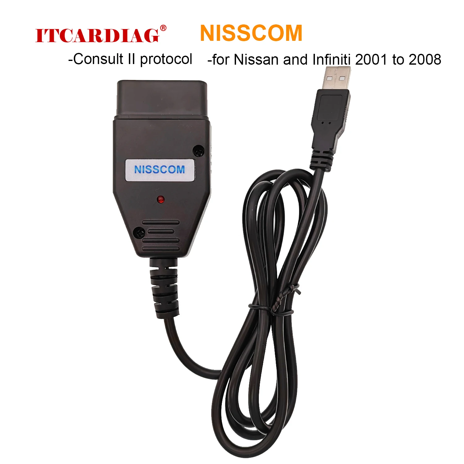 

ITCARDIAG NISSCOM Consult Interface for Nissan and Infiniti OBD2 Diagnostic Tool For Immobiliser Key Steering Angle Sensor Reset