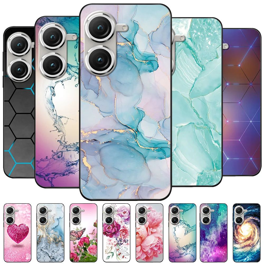 Custodia Per Asus Zenfone 10 Cover 5.9 "Soft Tpu Fashion Silicone Phone Fundas Per Asus Zenfone 10 Zenfone9 Cover Coque Para