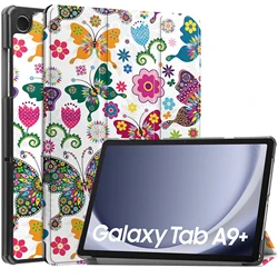 Ultra Slim Smart Leather Case with Stand and Auto-Wake/Sleep Function for 11-Inch Tablets (2023) (Colorful Butterfly)