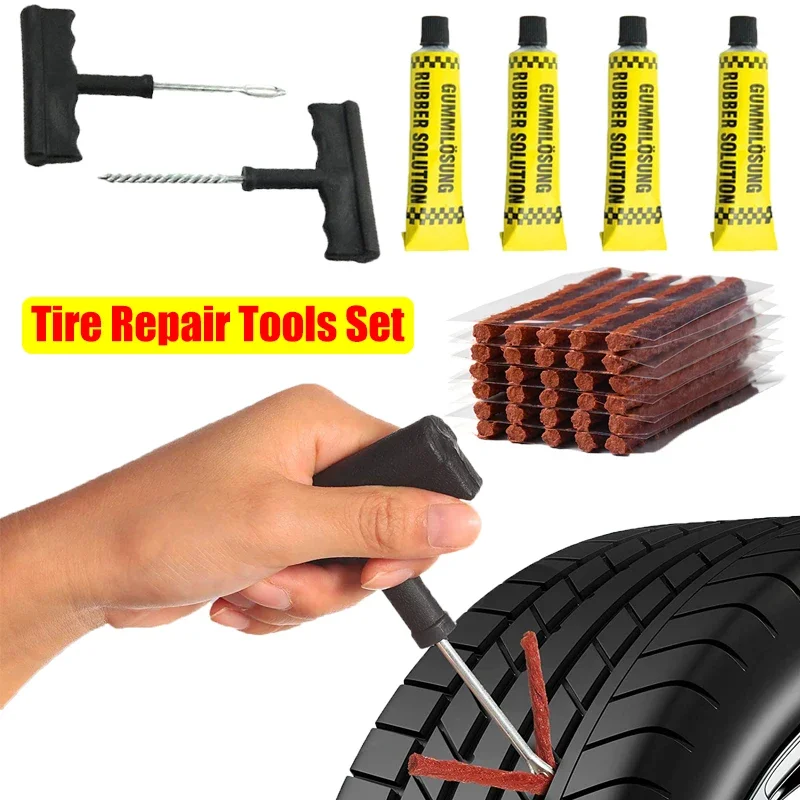 Tire Repair Kit For Car Motorcycle Bike