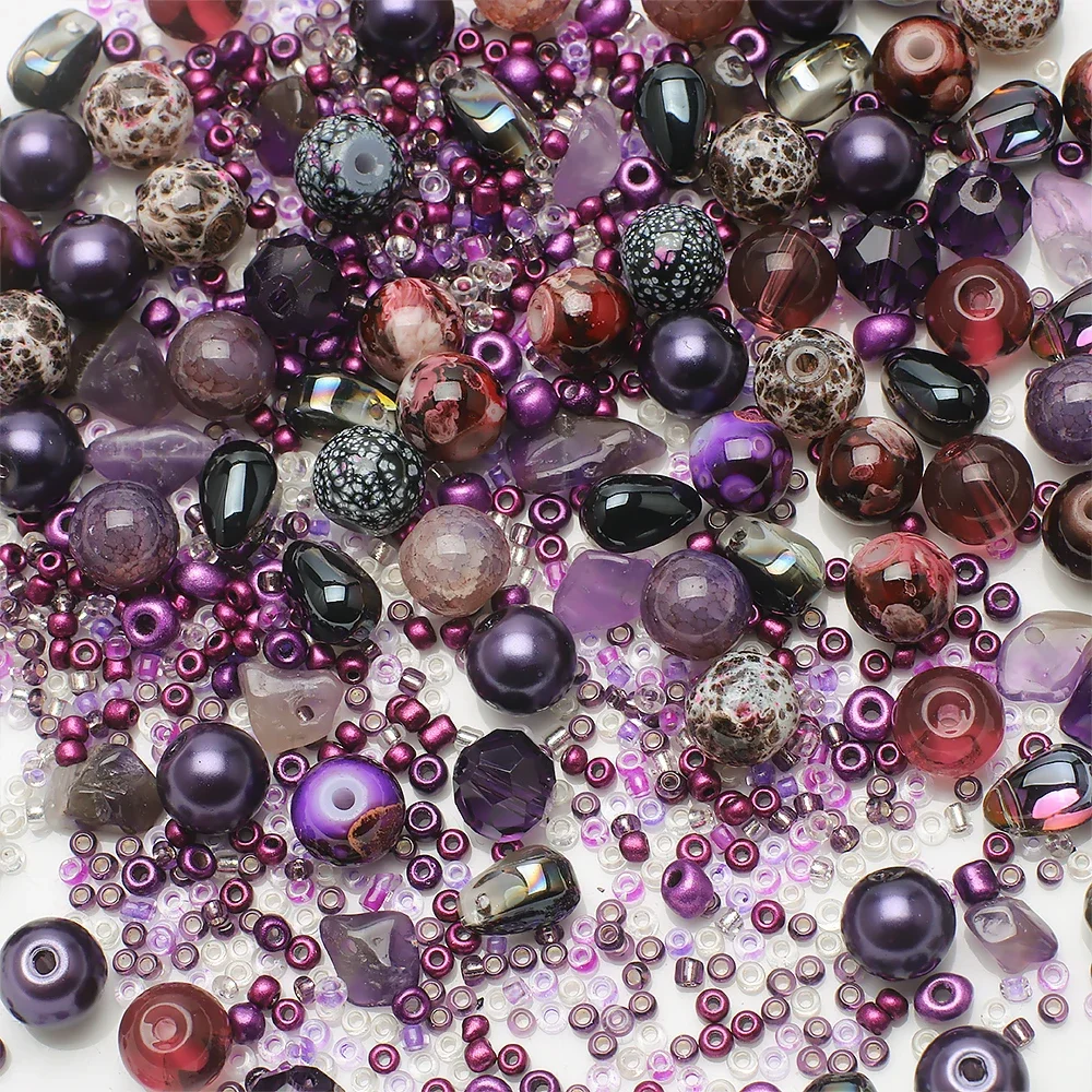 Green Crystal Glass Round Beads for Jewelry & Crafting - 45g Seed Beads for Handmade Creations