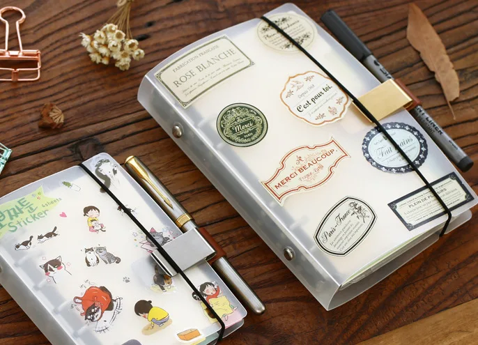 Stift Schleife Für Notebook Retro Leder Journal Notebook Bleistift Halter Lesezeichen Mit Metall Clip Clip De BolíGrafo De Metall Con cuero – Detail 3