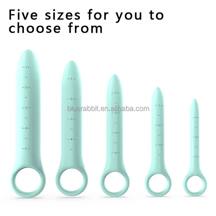 GF Women Pelvic Floor Exerciser Female Anal Plugs Tool Guasha Silicone Pelvic Floor Muscle Dilator Trainer Set