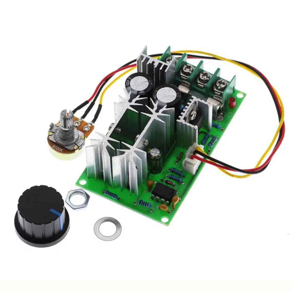 12V 24V 36V 48V High power drive module DC10-60V DC motor speed regulator PWM Motor speed controller 20A current regulator