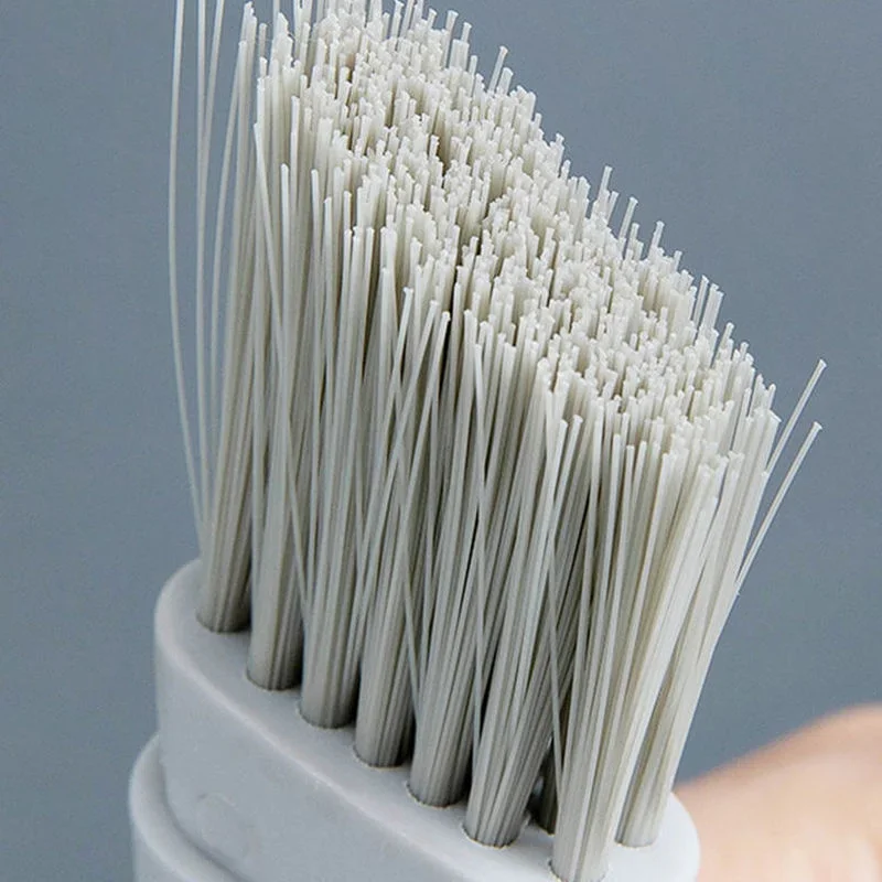 Window Groove Cleaning Brush Windows Slot Cleaner for Door Floor Gap Keyboard Brush+Dustpan 2 In 1 Household Cleanin