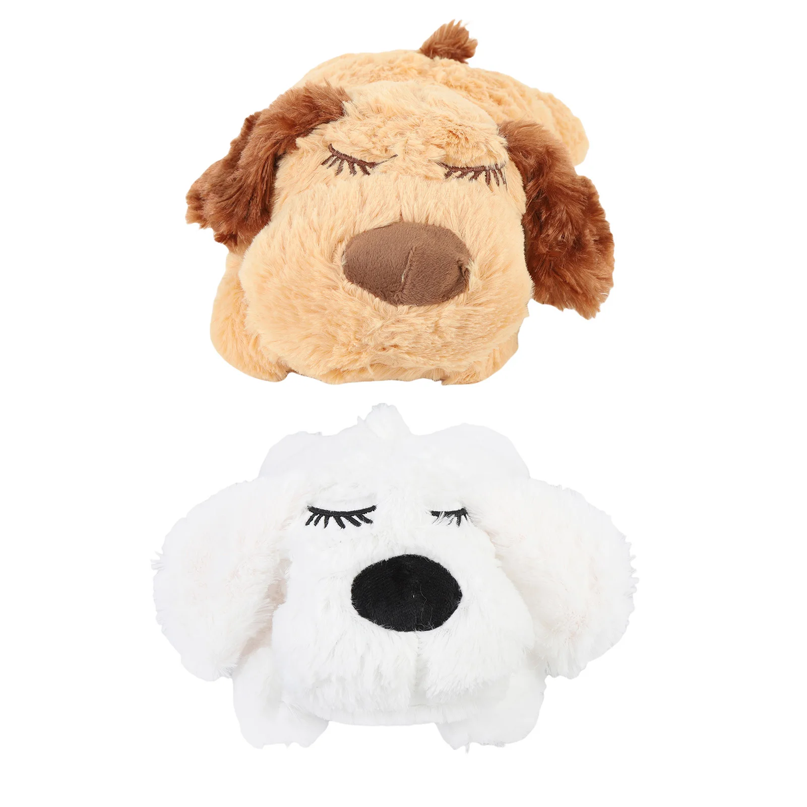 Heartbeat Puppy Toys Interaktives Stofftier-Herzschlag-Plüschtier für den Verhaltensschlaf von Haustieren, beruhigende Hilfe – Detail 4