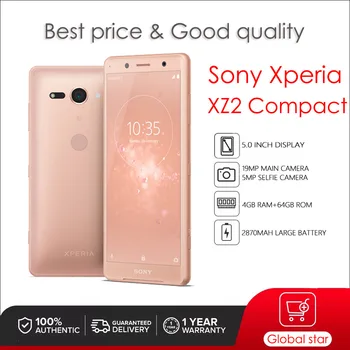 Sony Xperia XZ2 Compact SO-05K H8314 H8324 Refurbished Original Unlocked 64GB 4GB RAM 5.0"  GSM  Mobile Phone Free Shipping 1
