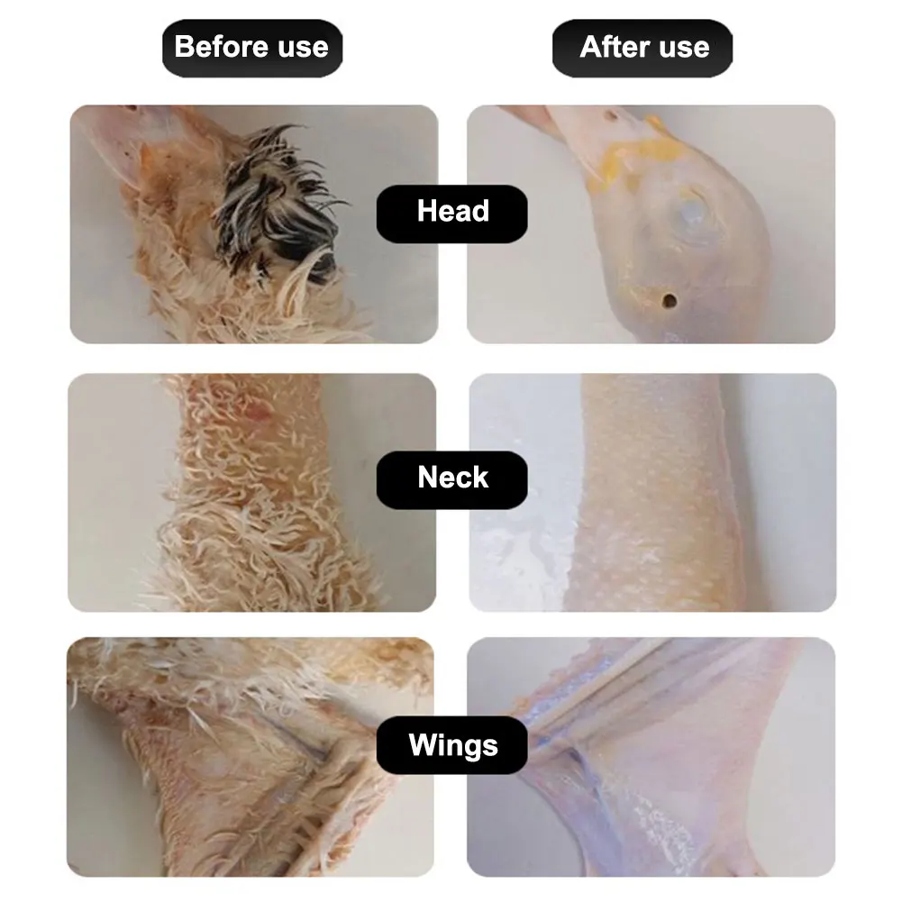 Electric Chicken Plucker Machine Poultry Short Hair Plucking Tool Portable Chicken Defeather Machine Waterproof for Bird Turkey