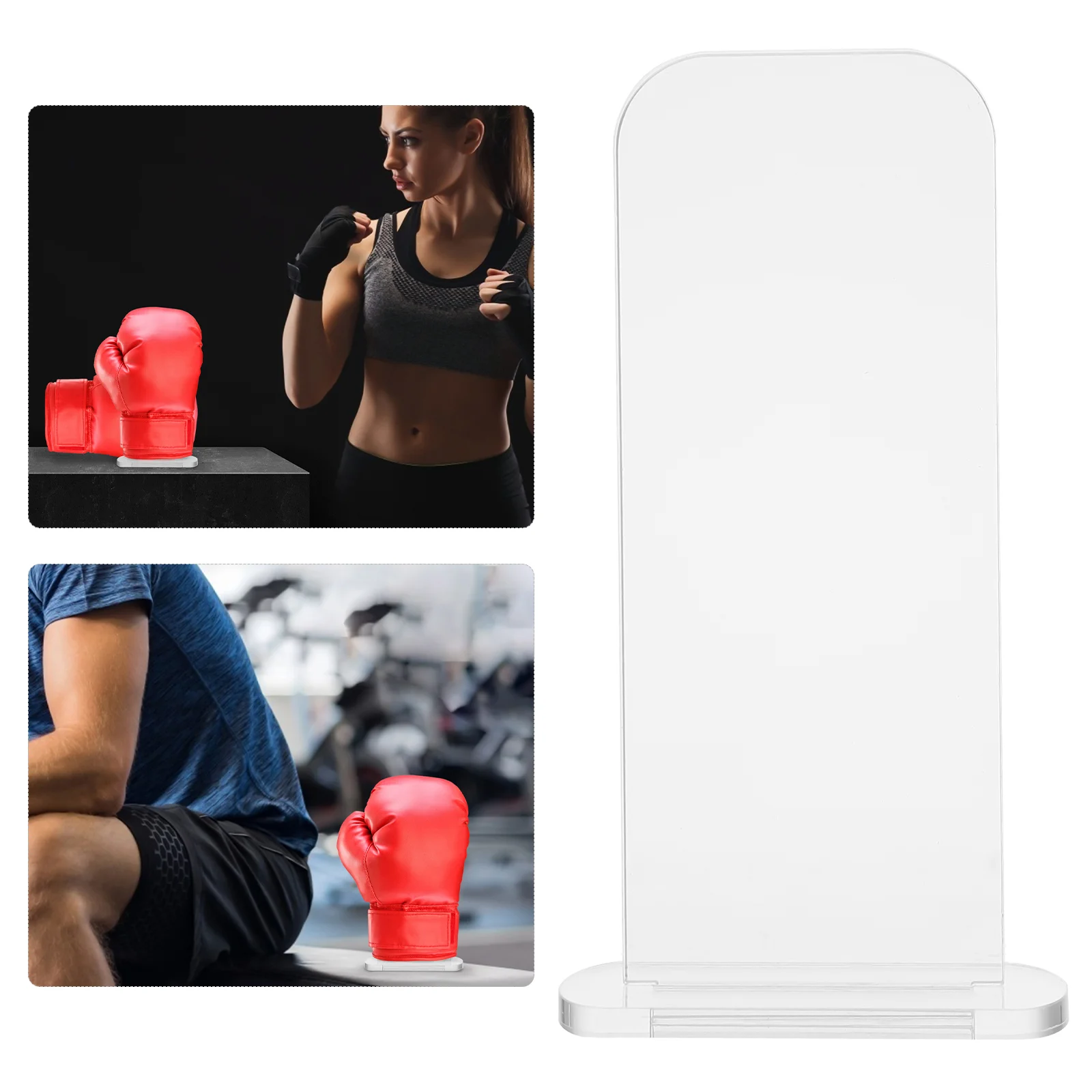 Boxing Gloves Display Rack Premium Plastic Home Boxing Gym Simple Stand for Gloves Storage ganized Practical