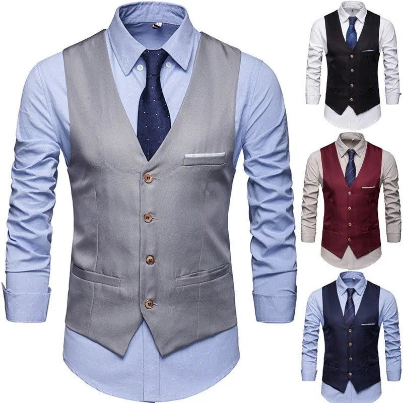Nouveaux Gilets de Costume Formels pour Hommes 2026 – Style Britannique