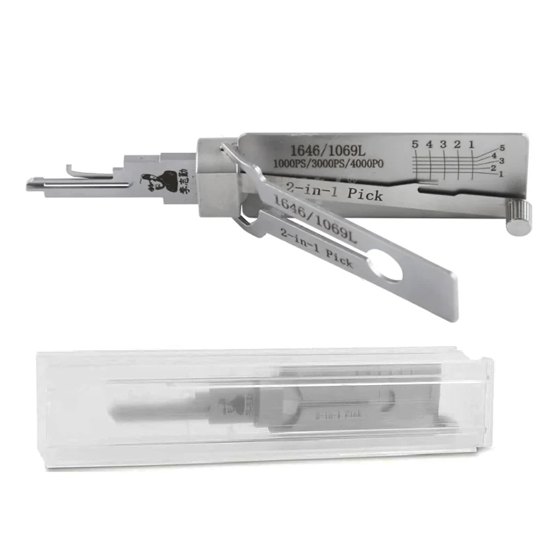 Lishi 2 in1 SS001 SS002 SS002R R52 KW1 KW5 SC1 SC4 SC20 M1/MS2 AM5 R52L Locksmith Tools for Home Door Civil Locks
