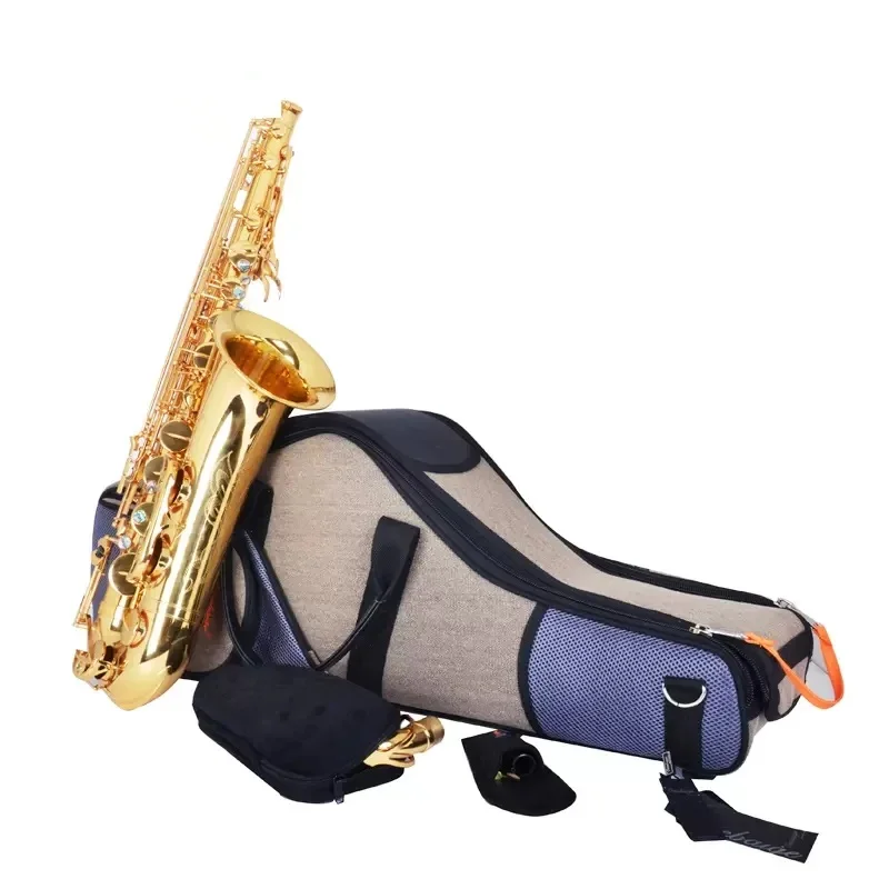 

High-Grade, B-drop Tenor Saxophone Soft Bag, Thickened Anti-Fall Bag, Shoulder/Single Shoulder Bag, Portable.