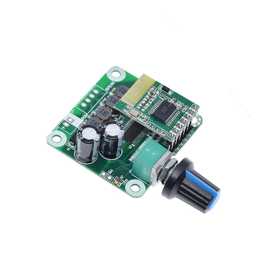 

Bluetooth 5.0 4.2 TPA3110 15w+15W Digital Stereo Audio Power Amplifier Board Module 12V-24V car for USB Speaker,Portable Speaker