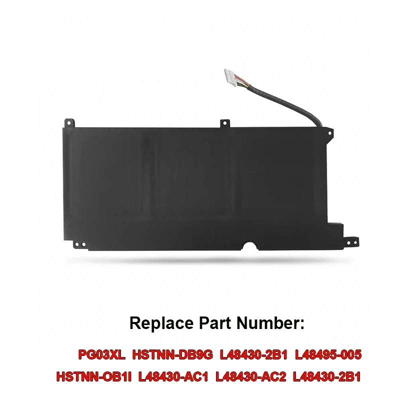 Nova Bateria do Portátil Pg03xl para hp Pavilion Gaming 15-dk Dk0003nq 15-dk0020tx 15-ec 15-ec0000 Omen 5x Fpc52 Hstnn-db9g L484302b1 - Imagem 5