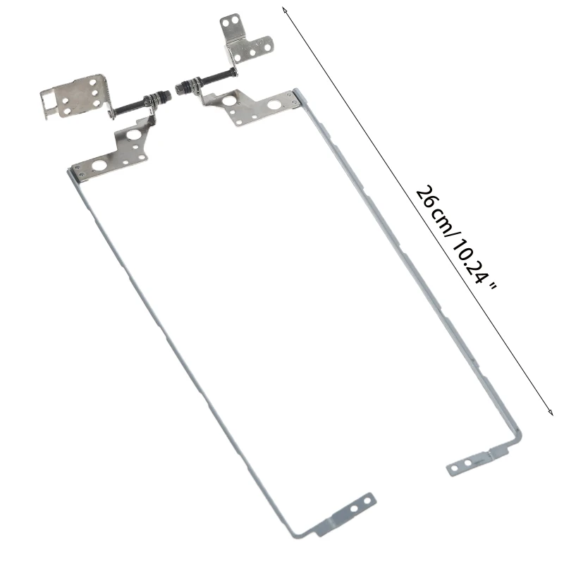 New Original Laptop LCD Hinges Set for lenovo Ideapad 320-15IKB Isk Ast Abr 520 -15 330-15 320C Screen Hinge 2PCS Silver