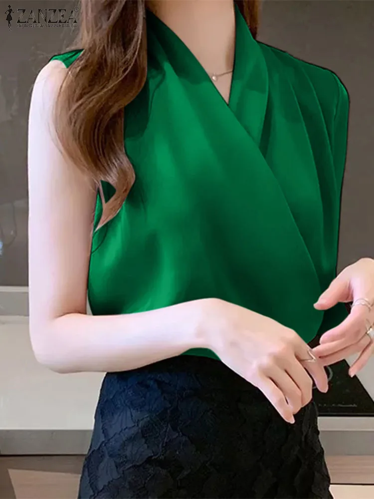 V-neck elegant blouse for women | Serena