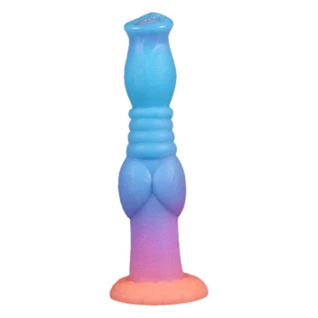 Realistic Luminous Monster Dildo For Women Huge Dick Penis With Suction Cup Female Masturbator Anal Sex Toys For Adults 18 + 1