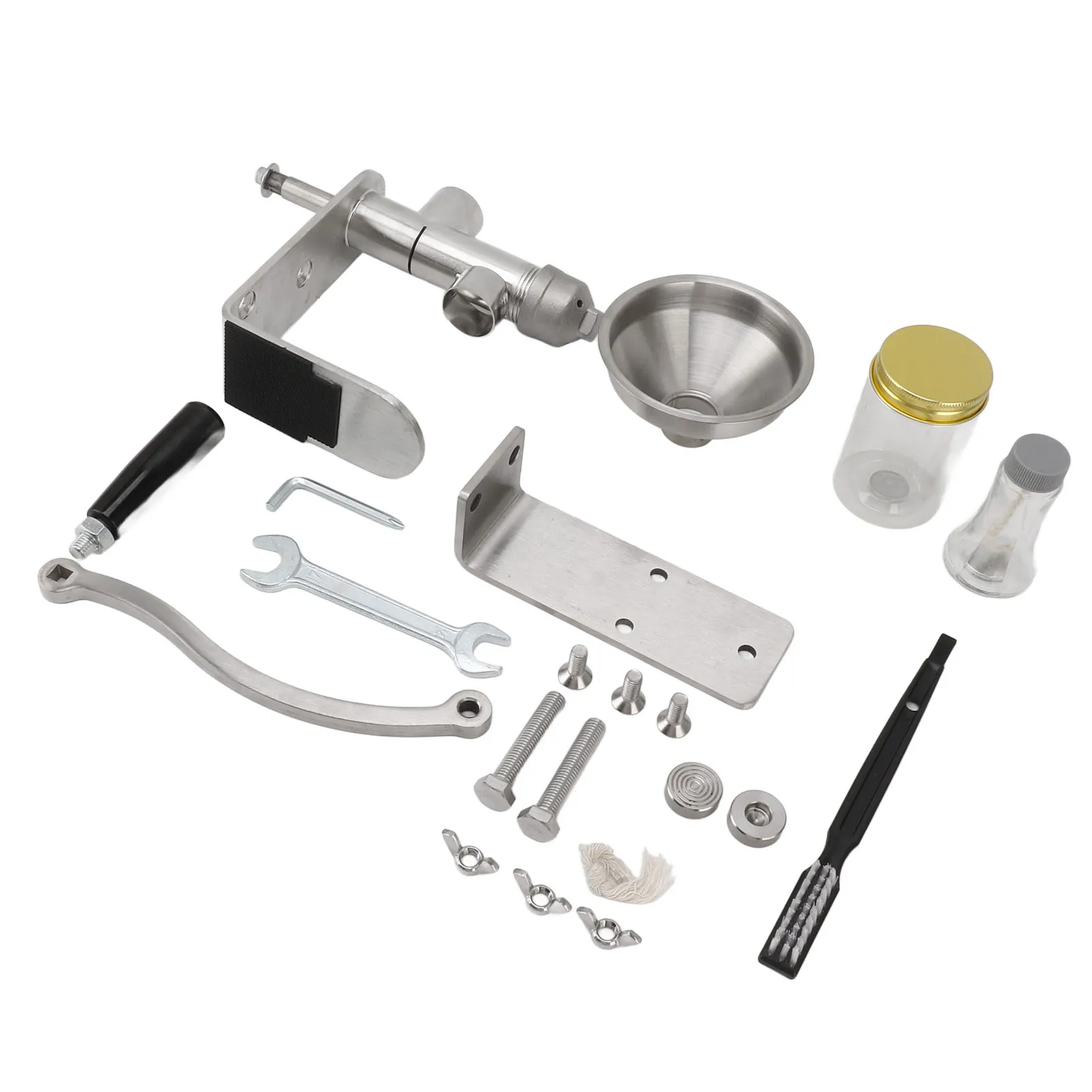 Oil Press Machine Manual Oil Press Machine Stainless Steel for DIY Seed Nuts Peanut Oil Expeller Extractor Household Cold Extractor