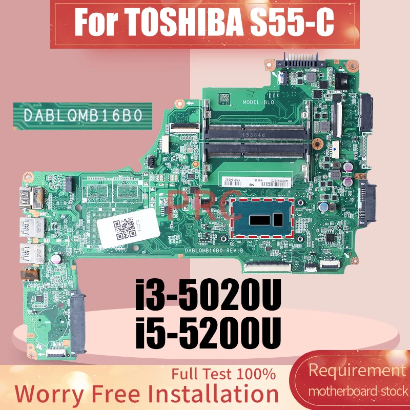 Материнская плата DABLQMB16B0 для ноутбука TOSHIBA