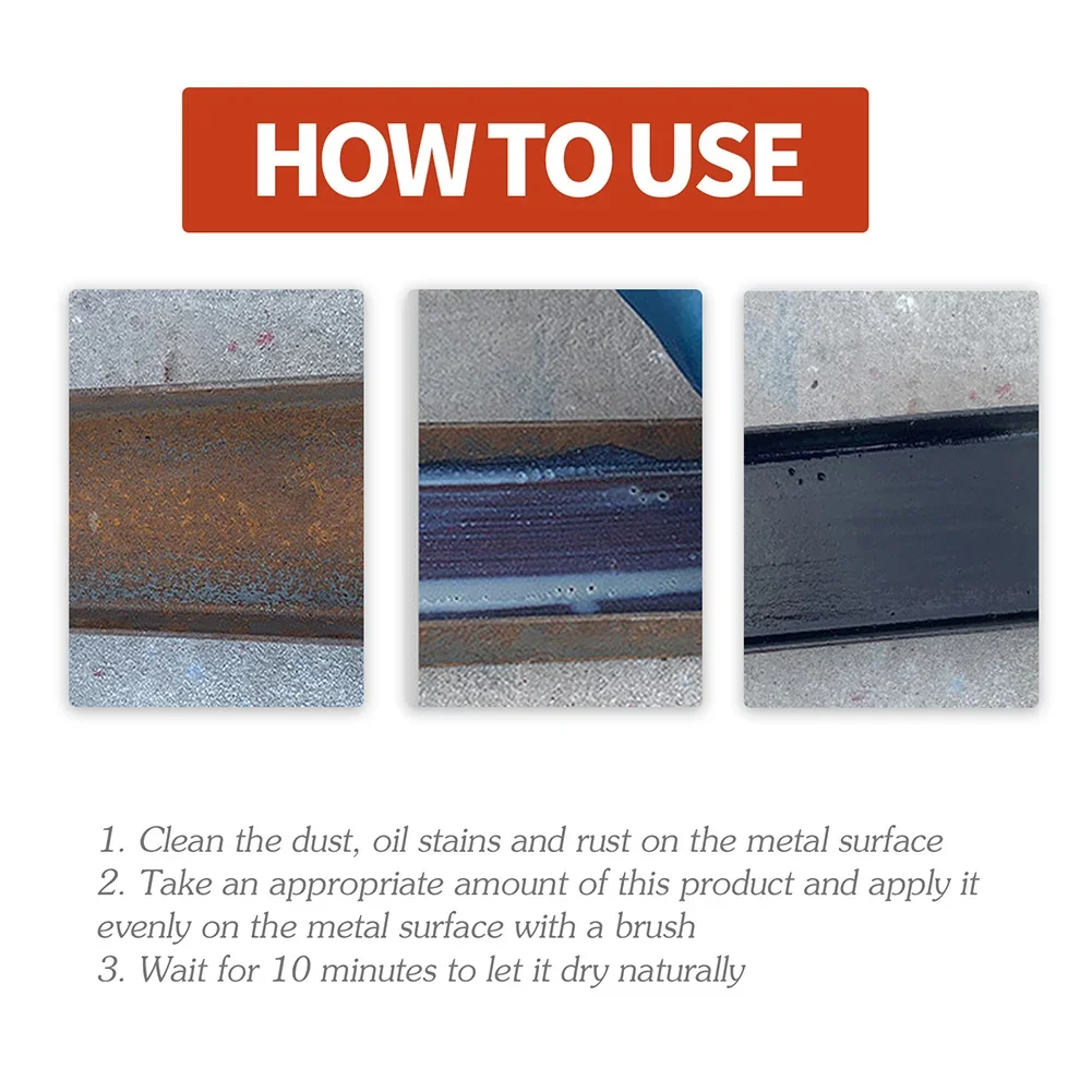 100/300g Metal Rust Remover Rust Removal Converter Multi Purpose Anti-Rust Paint Waterproof Car Coating Primer Rust Inhibitor