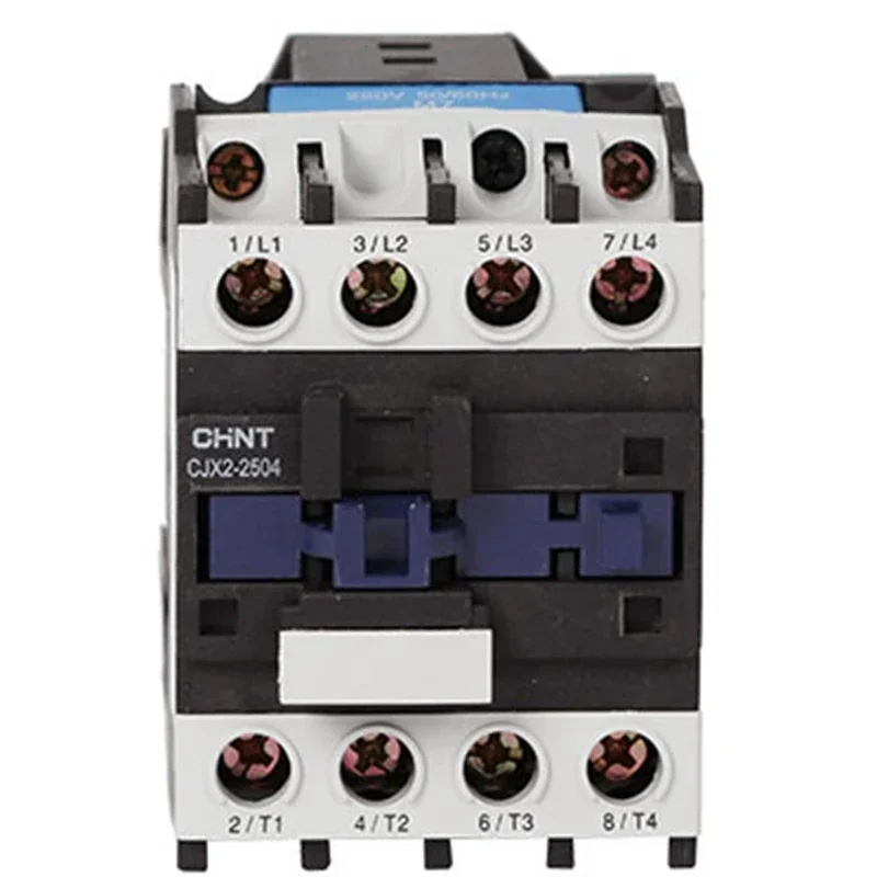 CHINT CJX2-2504 4NO 25A 220V 레일 마운트 접촉기 산업용 전기 접촉기 LC1