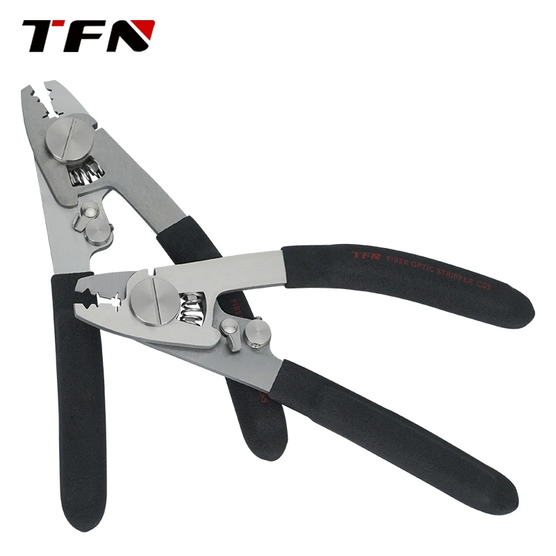 TFN Three Port Miller Pliers Stripper Pliers Coating Layer Stripper Pliers FTTH Telecom Grade Tools Optical Fiber Stripper