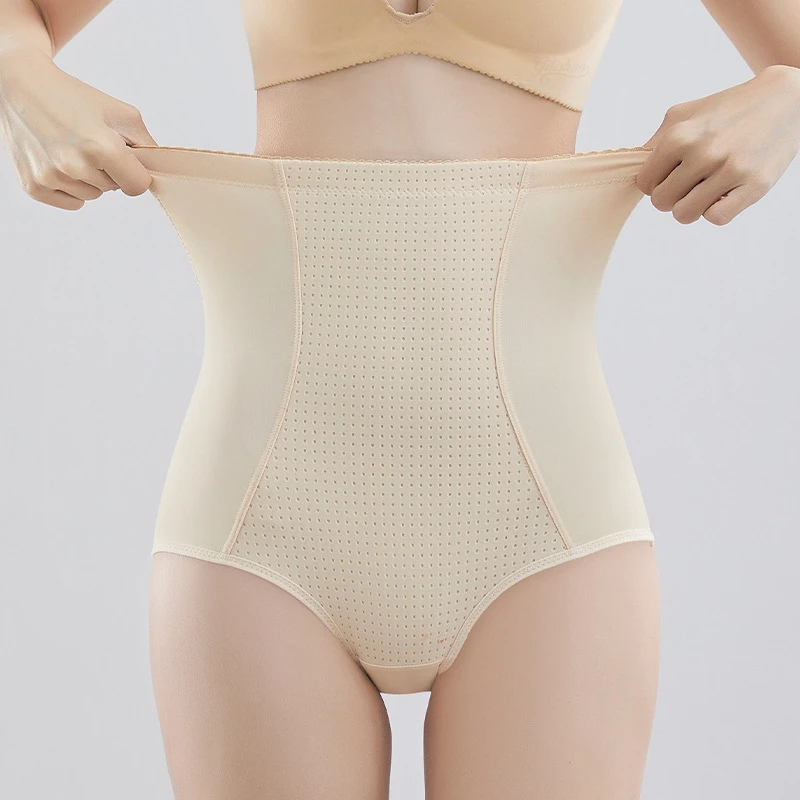 

Body Shaper Women High Waist Flat Belly Sheathing Panties Breathable Slimming Tummy Control Underwear Hip Lift Shaping Briefs