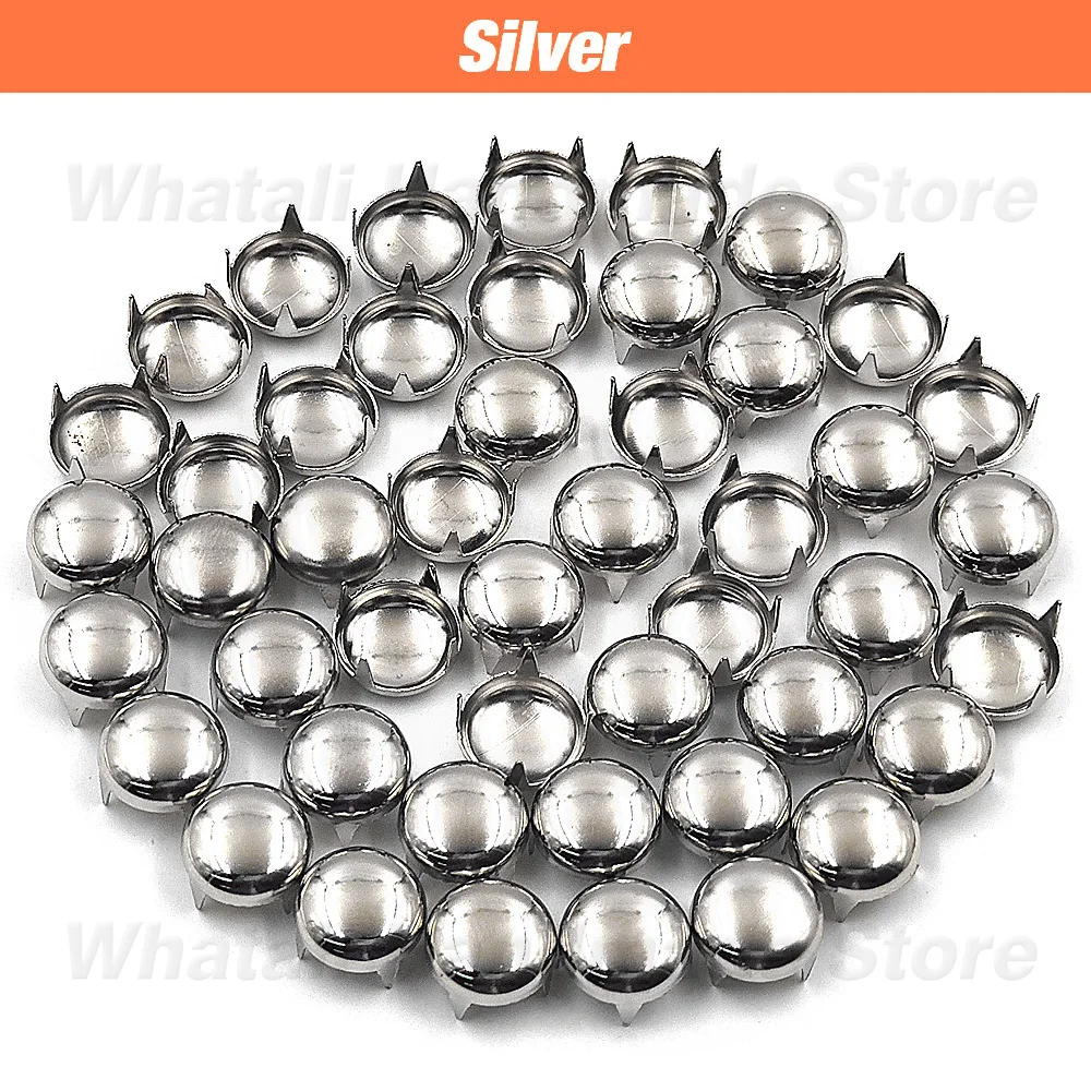 Xinlie Borchie In Metallo A Punta Metal Bullet Stud Spike Punk Cintura Borsa Abbigliamento Rivet Per