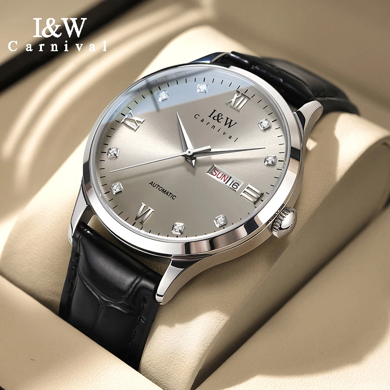 

Мужские механические часы SEIKO с автоподзаводом, водонепроницаемые