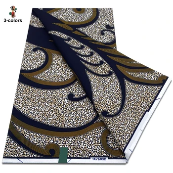 100% Cotton Dutch Hollandais 2026 Print Fabric High Quality Veritable Real Wax Guaranteed African Wax Tissu Dutch Pagne 6 Yards 1