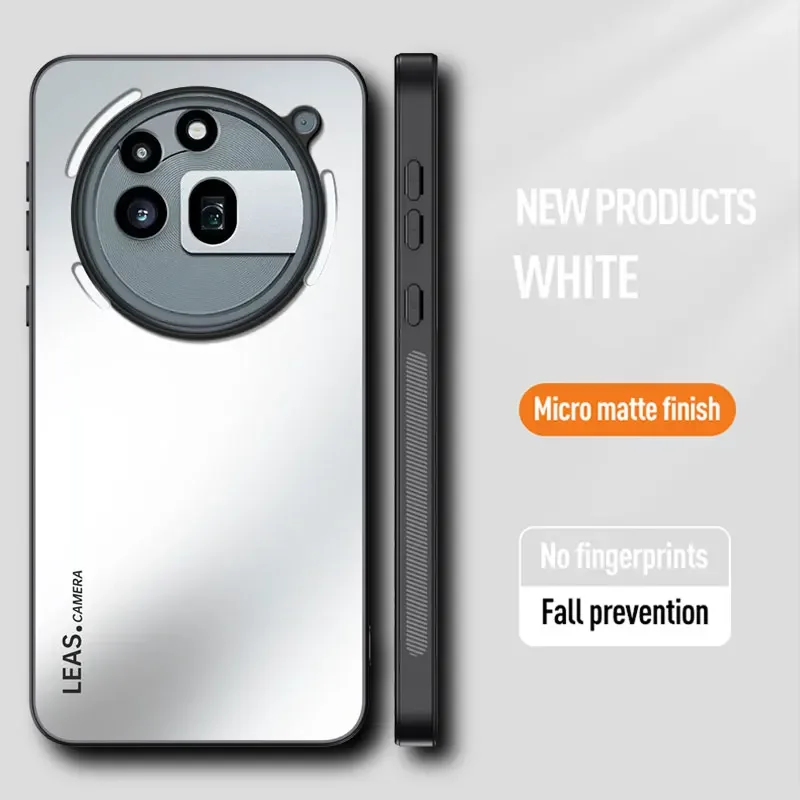 Luxury Dazzling Matte Acrylic Hard Back Cover with Silicone Frame - Shockproof Case