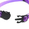 Cat Collar Pet Cat Collar with Bell Cat Face Collar Safety Buckle Cat Collar Glitter Velvet Collar 2