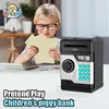 Electronic Piggy Bank Automatic Mini Safe Coins Cash Saving Money Box Password Counter Code Key Lock Coin Bank ATM Child Gift 1