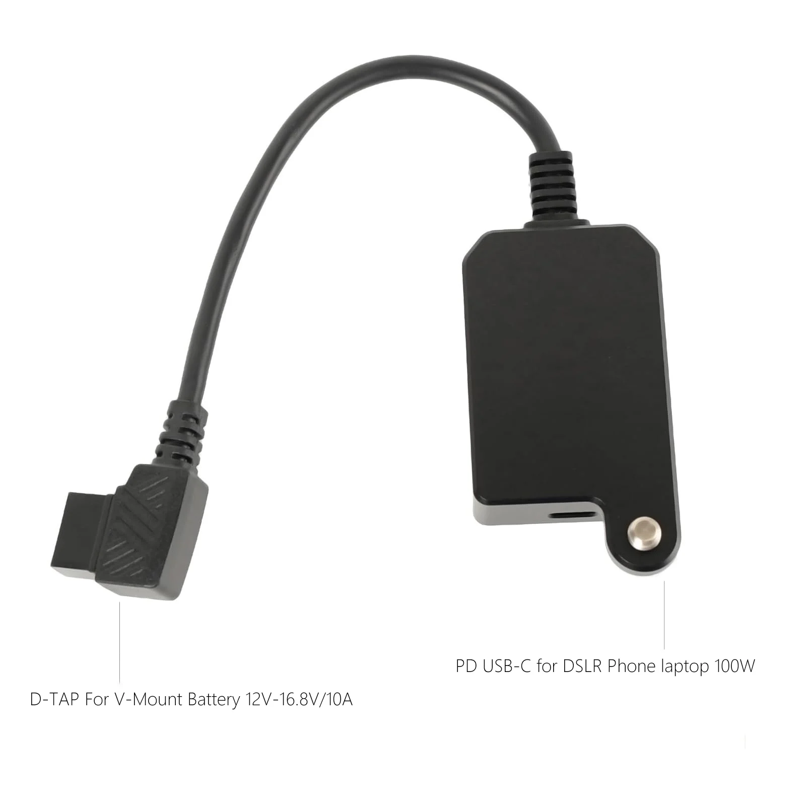Dtap to Type-c PD 양방향 급속 충전기 케이블, V-마운트 골드-마운트 배터리용 USB-C PD 100W 고속 충전 전원 어댑터