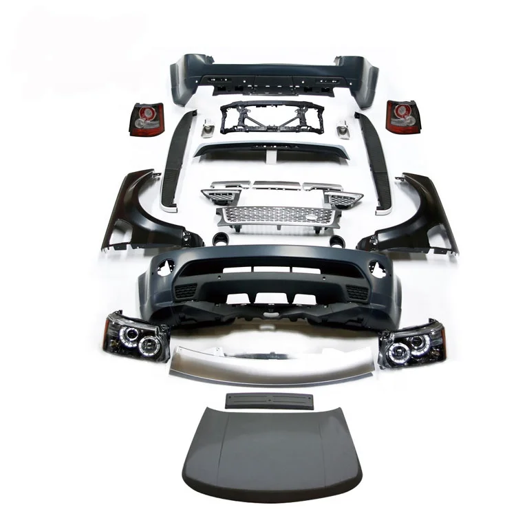 

GBT Car Body Kit Include PP Material Front/Rear Bumper Grille/Air-Inlet Grille Side Skirt For 06-09 Land Rand Rover Sport Model