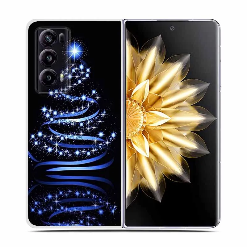 Christmas Cute Clear Hard Plastic Back Cover - Cartoon Design