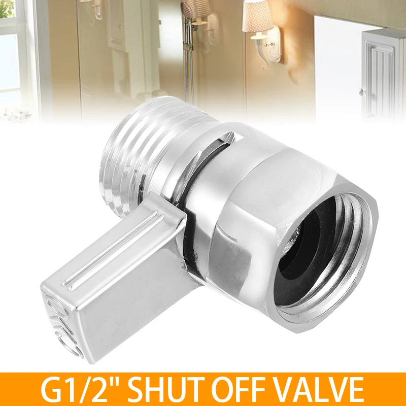 1pc Brass Water Flow Control Shut Off Valve Shower Head Sprayer Valves
