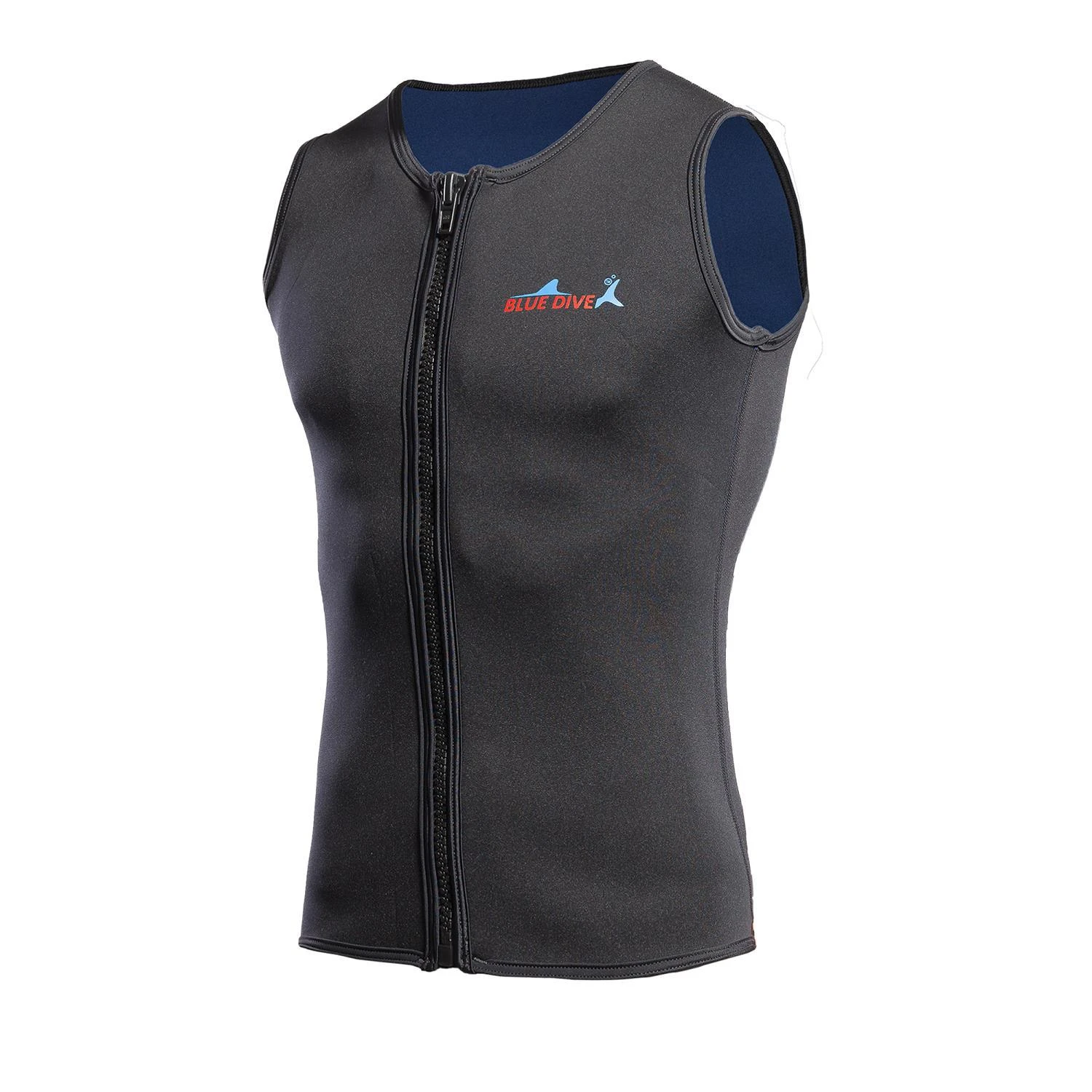 wetsuit vest Top Men 2mm Neoprene Scuba Diving Top Sleeveless Canoeing Kayaking Suit Snorkeling